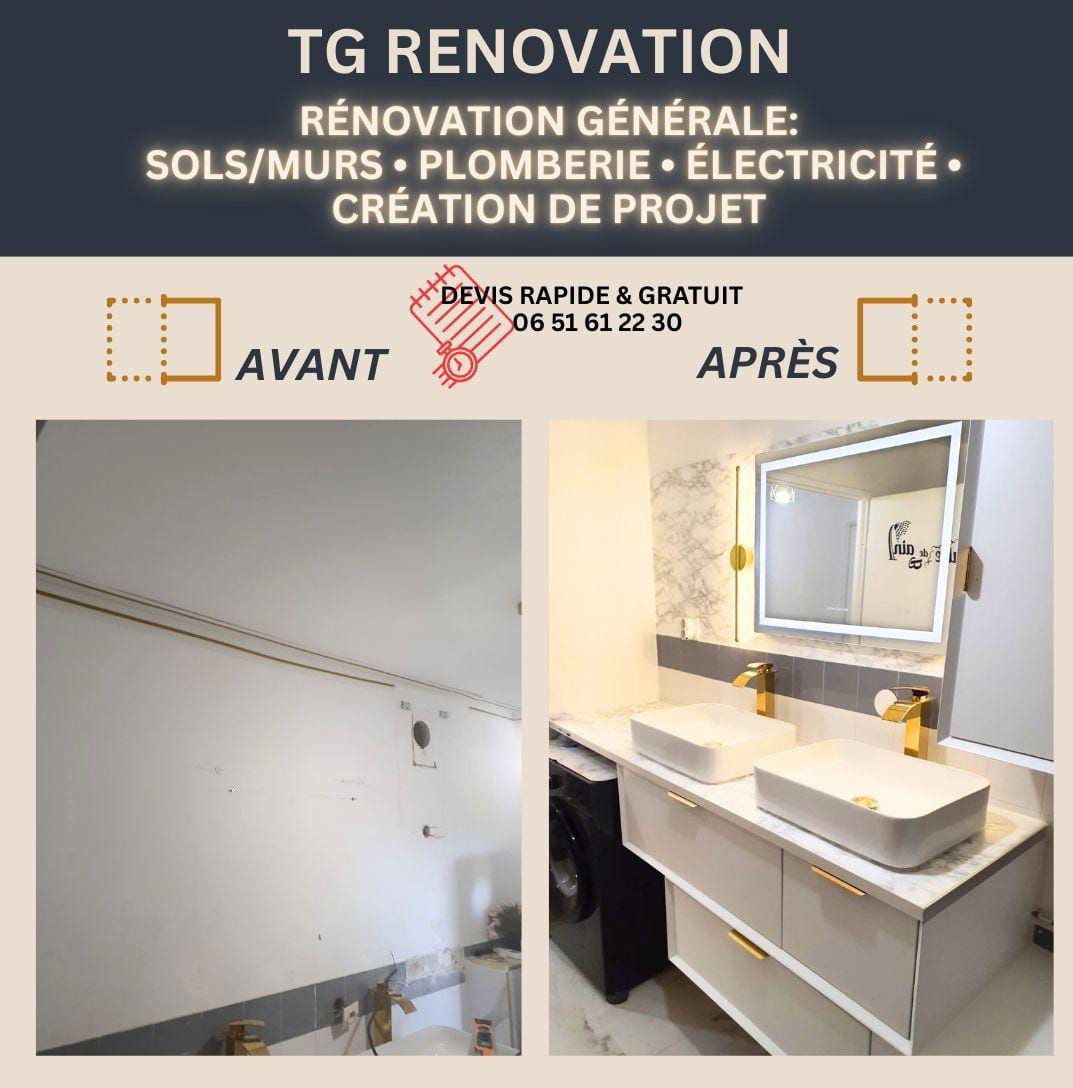 Rénovation de salle de bain